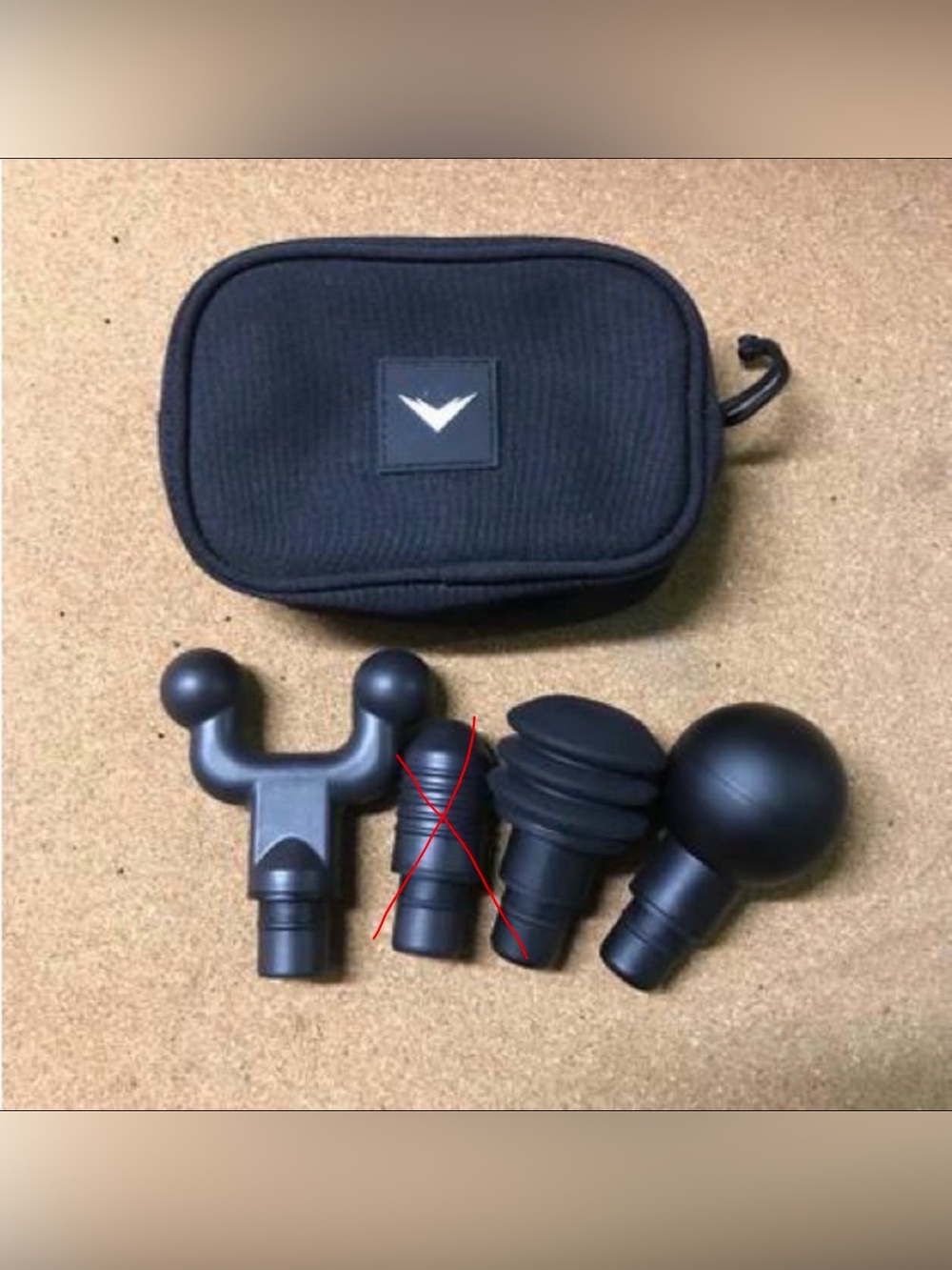 Hypervolt Percussion Massager Attachments w/ Carry Case